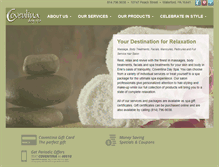 Tablet Screenshot of coventina.com